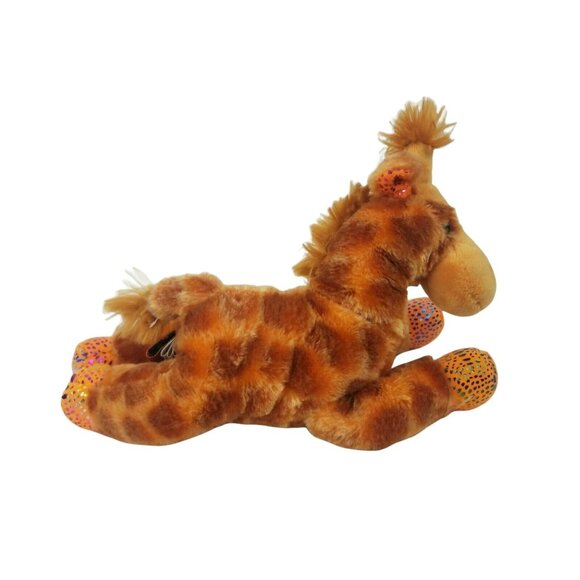 Adventure Planet Giraffe Plush Orange Brown Sparkle Hooves Stuffed Animal Toy - Picture 3 of 6